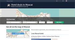 Desktop Screenshot of hotel-muscat.com